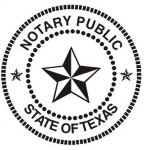 Texas Notary Seal