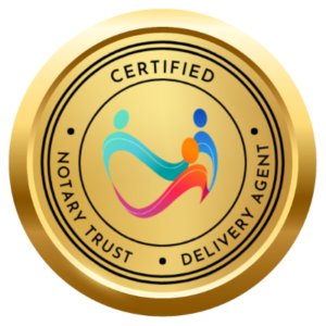Notary Trust Delivery Agent Badge